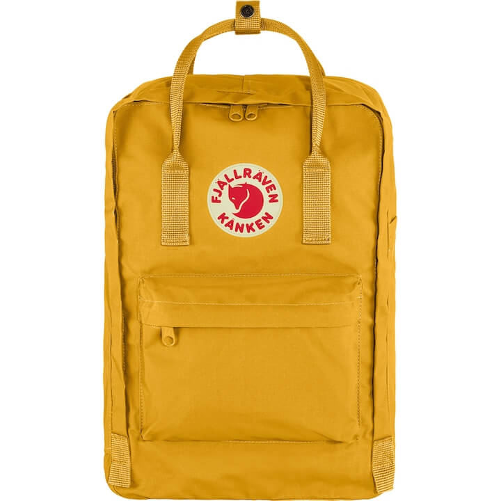 żółty plecak do szkoły średniej kanken